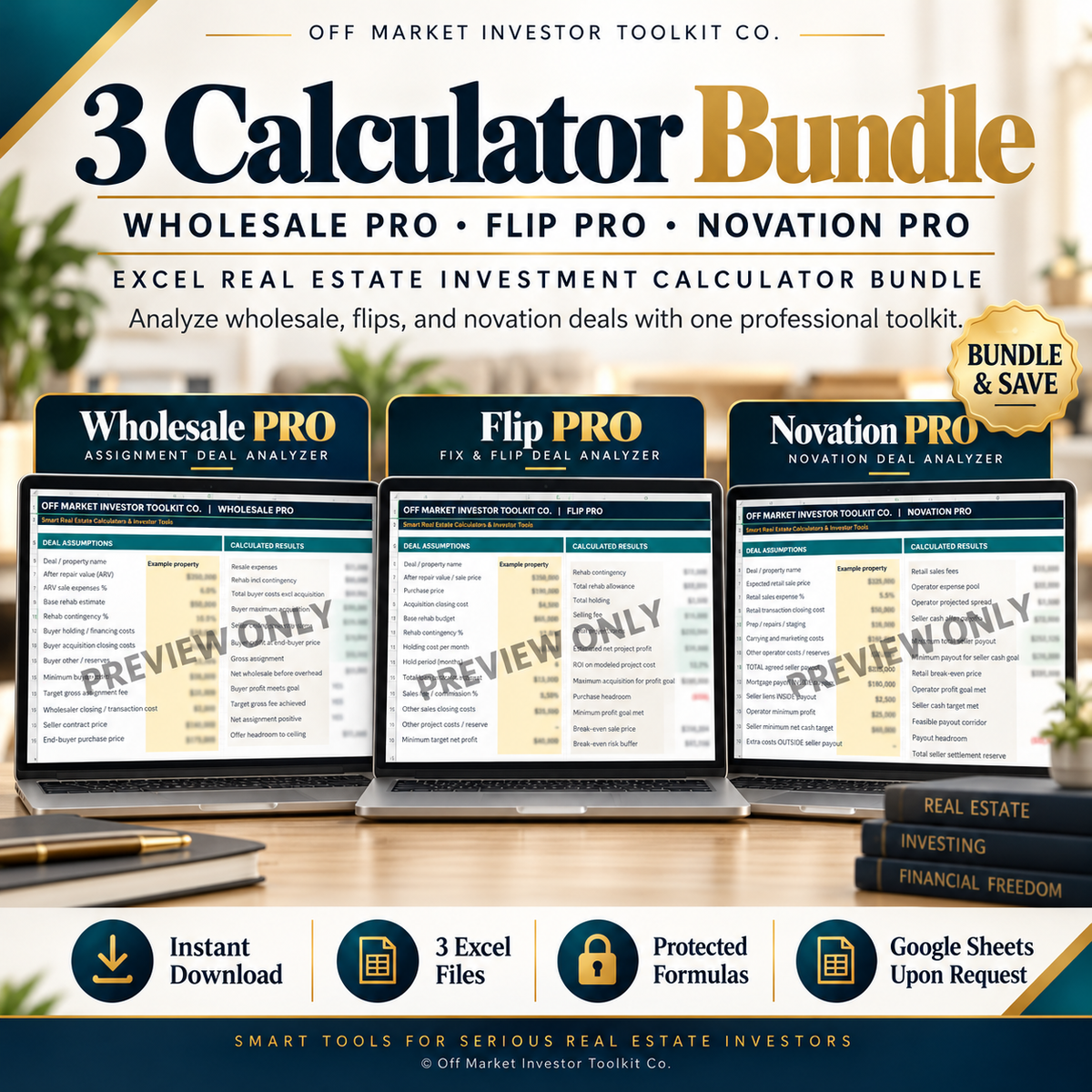 Three-calculator investor bundle