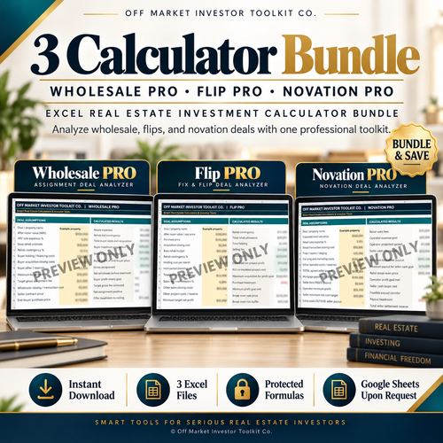 Three-calculator investor bundle