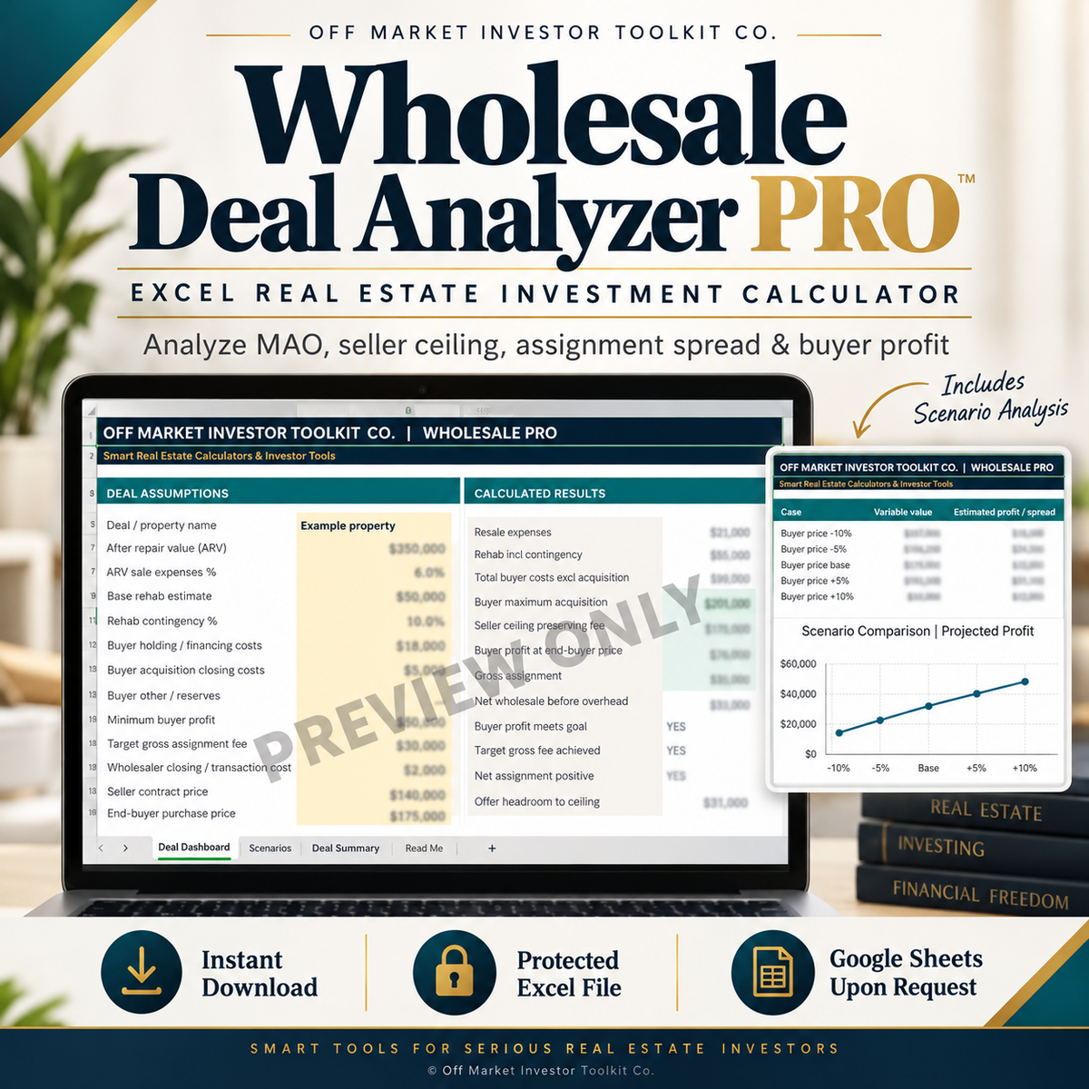 Wholesale PRO — Real Estate Wholesale Calculator